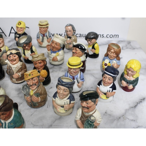 120 - Royal DoultonVille Toby Jug Collection plus others.

This lot is collection only.