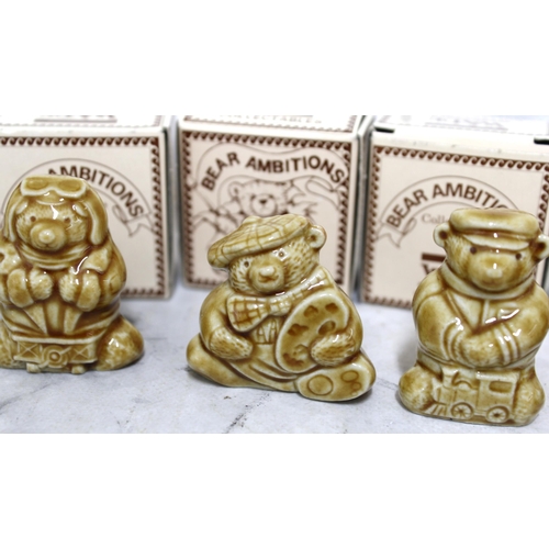 121 - WADE Ceramic Bear Collection in Boxes