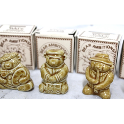 121 - WADE Ceramic Bear Collection in Boxes