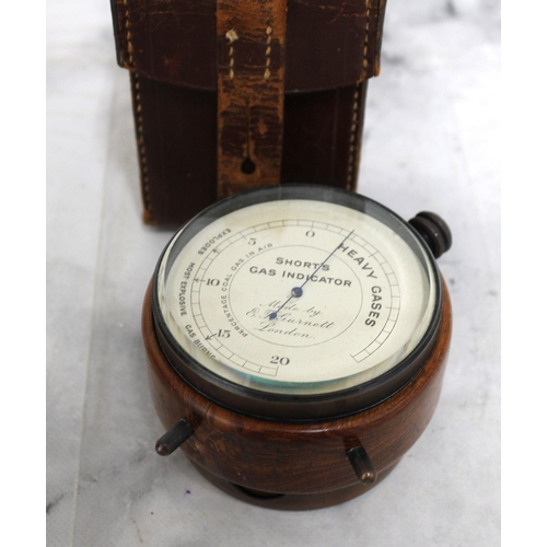 123 - Vintage GPO GAS Meter in Leather Case