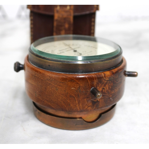 123 - Vintage GPO GAS Meter in Leather Case