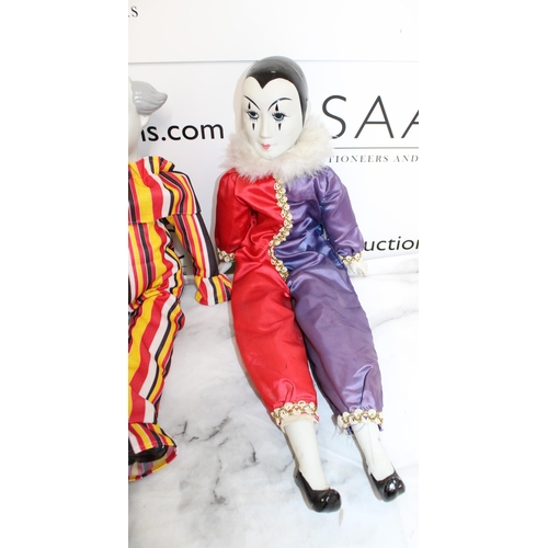 128 - Various Clown Related Figurines