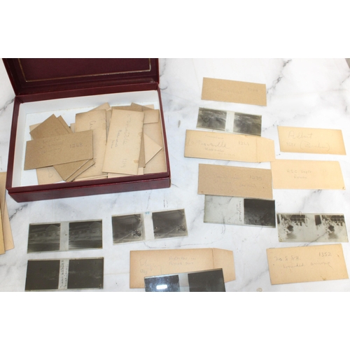 198 - WWI Glass Negatives featuring Battlefields and French Towns