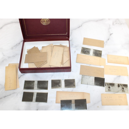 198 - WWI Glass Negatives featuring Battlefields and French Towns