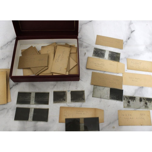 198 - WWI Glass Negatives featuring Battlefields and French Towns