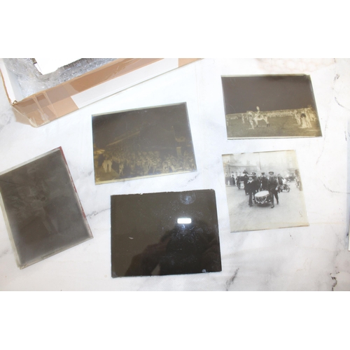 199 - Two Boxes of WWI Military Glass Negatives - Field Operations and Portraits