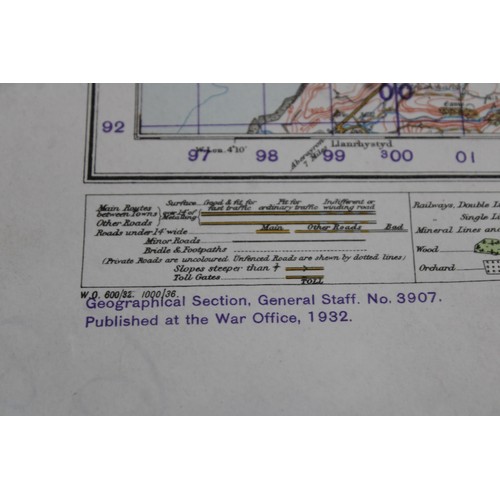 202 - Military Ordnance Survey Maps dated 1940, Military Books and Other Emphemra