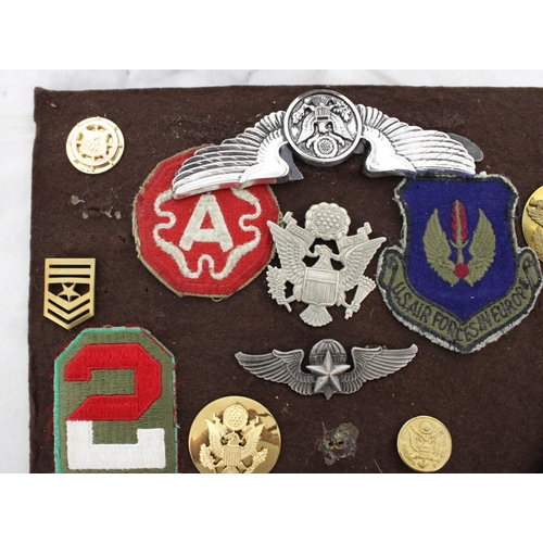 211 - Selection Of Military Uniform Badges Etc