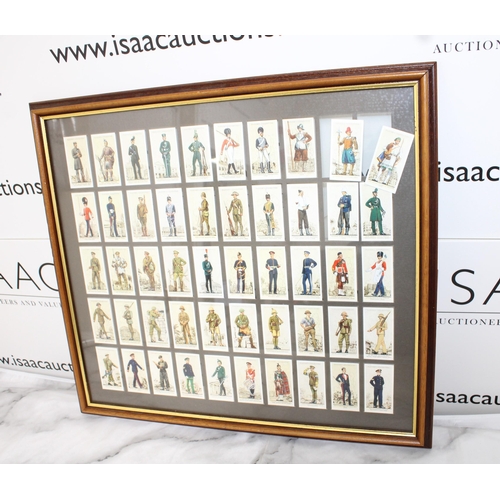 24 - Collectable Cigarette Cards In Frame 
46cm By 51.5cm
Collection Only