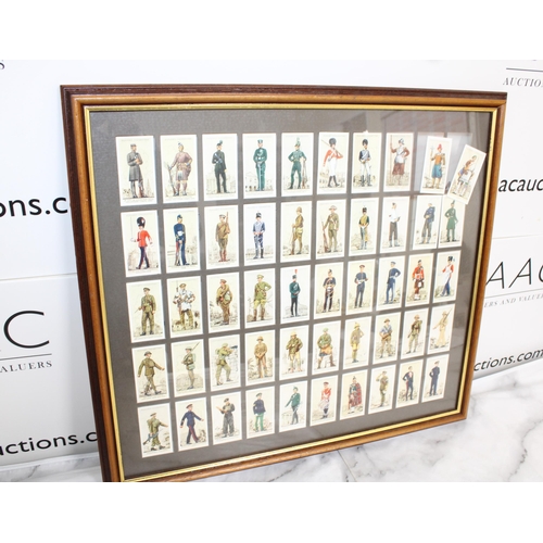 24 - Collectable Cigarette Cards In Frame 
46cm By 51.5cm
Collection Only