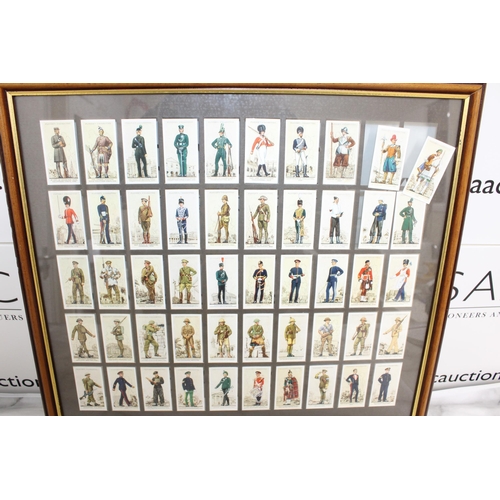 24 - Collectable Cigarette Cards In Frame 
46cm By 51.5cm
Collection Only