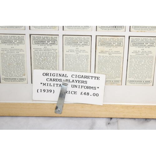 24 - Collectable Cigarette Cards In Frame 
46cm By 51.5cm
Collection Only