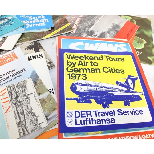 25 - Large Collection Of Holiday /Travel Guides /Leaflets Etc