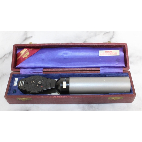 264 - Keeler Ophthalmoscope in Case with Accessories