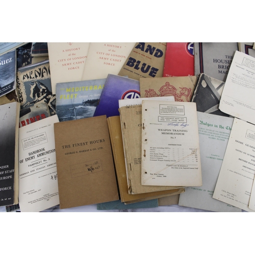 285 - Quantity Of Original British WW2 & Later Military Related Publications