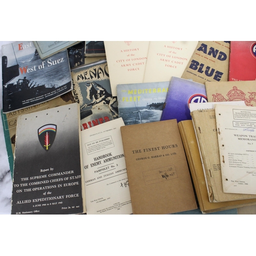 285 - Quantity Of Original British WW2 & Later Military Related Publications