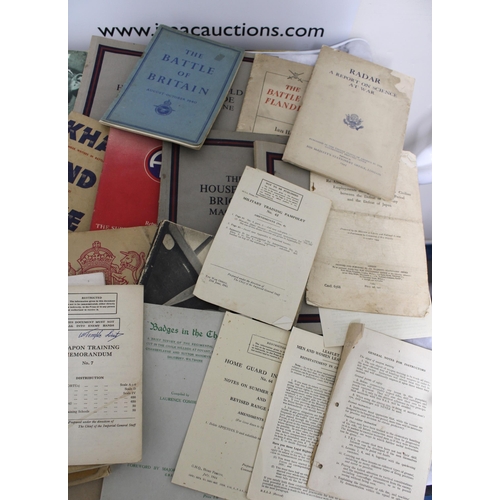 285 - Quantity Of Original British WW2 & Later Military Related Publications