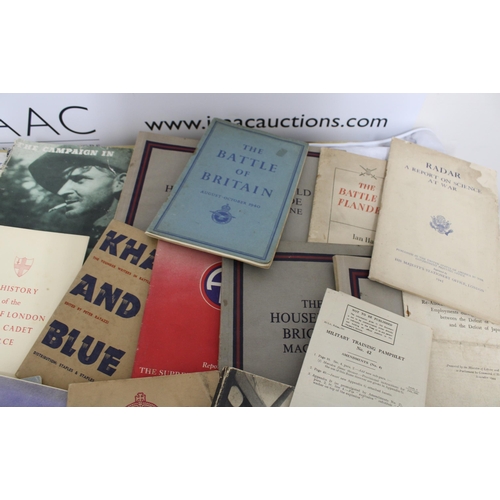 285 - Quantity Of Original British WW2 & Later Military Related Publications