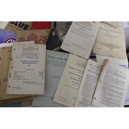 285 - Quantity Of Original British WW2 & Later Military Related Publications