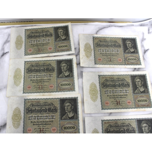 432 - Nine German 1920's Dated Bank Notes