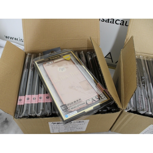 40 - Large Quantity Of FSHANG Phone Cases Boxed Unopened Sealed Rose Gold