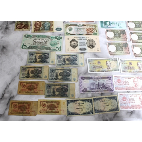 348 - Quantity Of Collectable Mixed Bank Notes - Mostly from Asia