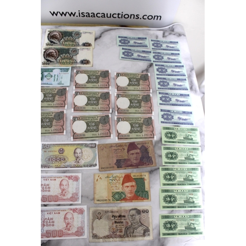 348 - Quantity Of Collectable Mixed Bank Notes - Mostly from Asia