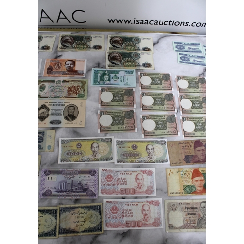 348 - Quantity Of Collectable Mixed Bank Notes - Mostly from Asia