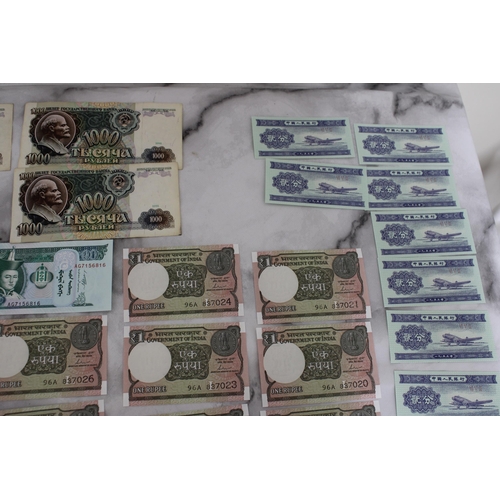 348 - Quantity Of Collectable Mixed Bank Notes - Mostly from Asia