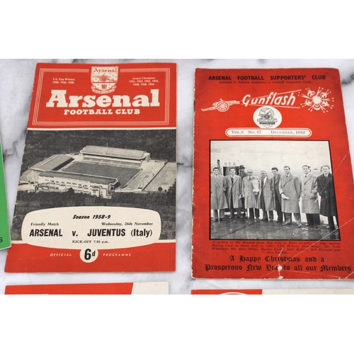 252 - Collection Of Sporting Programmes/ Tickets Arsenal Football Etc