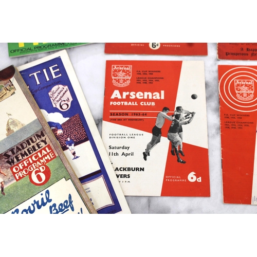 252 - Collection Of Sporting Programmes/ Tickets Arsenal Football Etc