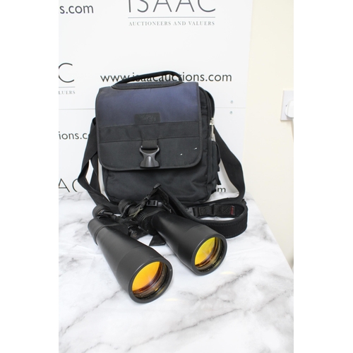 49 - Large Binoculars In Carry Case