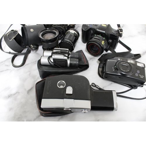 149 - Collection Of Camera/Lens/Binoculars/Etc Untested