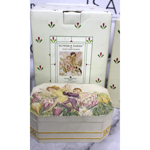 54 - Three Boxed Flower Fairies By Cicely Mary Barker Border Fine Arts