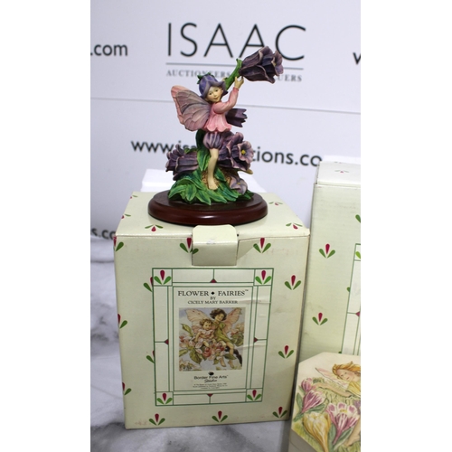 54 - Three Boxed Flower Fairies By Cicely Mary Barker Border Fine Arts