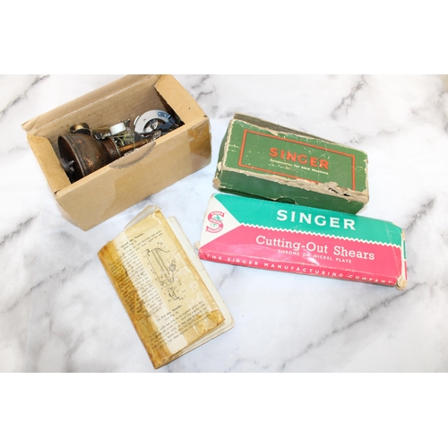 56 - SINGER Accessories Some Boxed