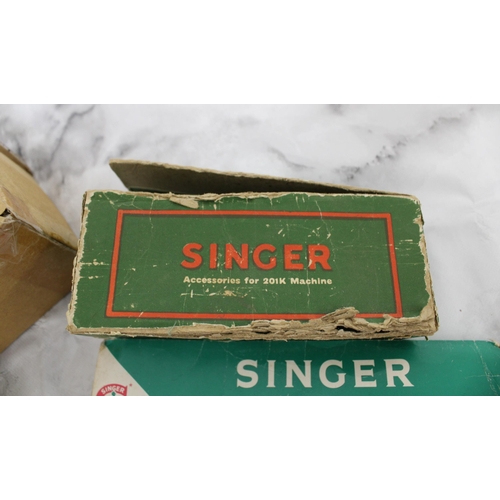 56 - SINGER Accessories Some Boxed