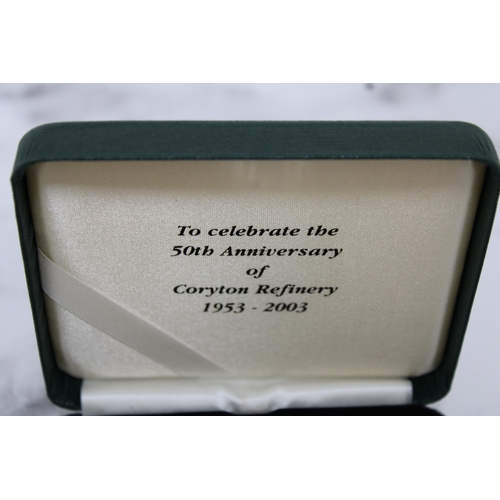 355 - Collectable Coins Boxed 50th Anniversary Of Coryton Refinery Coin 1953-2003 & Royal Mint UK 1986 Coi... 