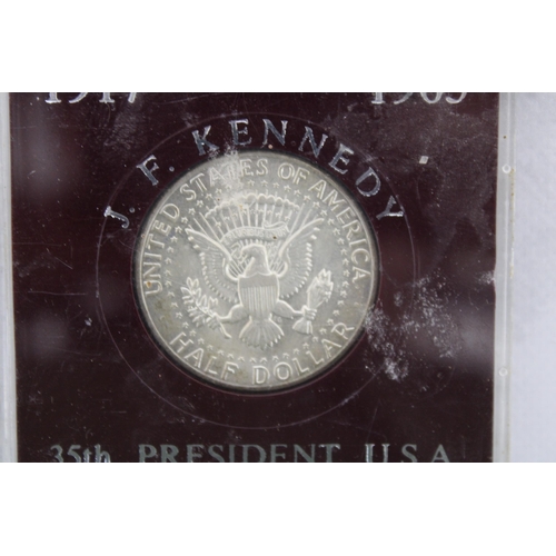 356 - 1917-1963 J.F.KENNEDY USA Half Dollar Coin 35th President 1964 Coin