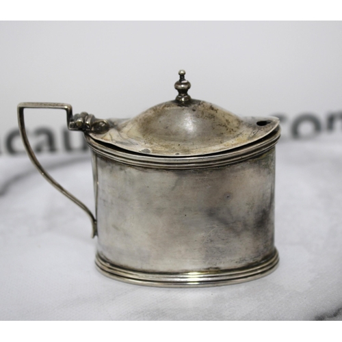 568 - Silver Hallmarked Mustard Pot