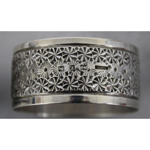 572 - Two Silver Hallmarked Napkin Rings