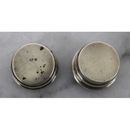 577 - Two Silver Hallmarked Pill Pots