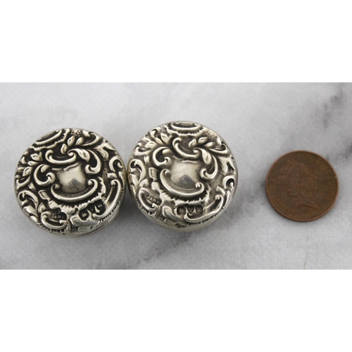 577 - Two Silver Hallmarked Pill Pots