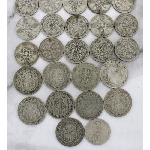 359 - Florin and Half Crown Coins Pre 1946