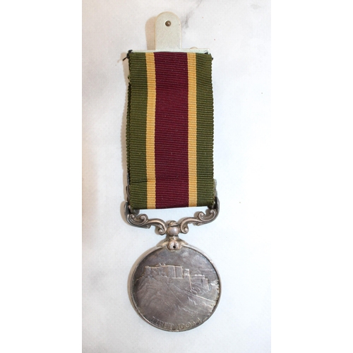 305 - Tibet Medal 1903-4 with GYANTSE Bar - Named on rim to 7128 Pte P Thompson 1st Bn Ryl Fuslrs