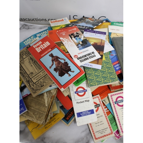 243 - Large Quantity Of Collectable Maps/Leaflets Etc