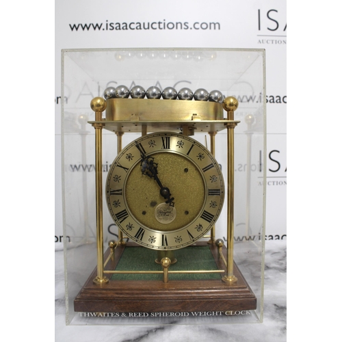 145 - Twaites & Reed Rolling Ball Clock c1950's - Measures 31cm High x 22cm Width

This lot is collection ... 