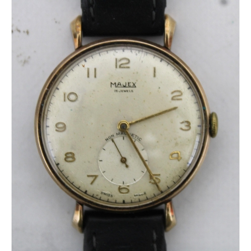 Majex gold watch best sale