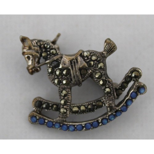 609 - Stamped 925 Silver Brooch