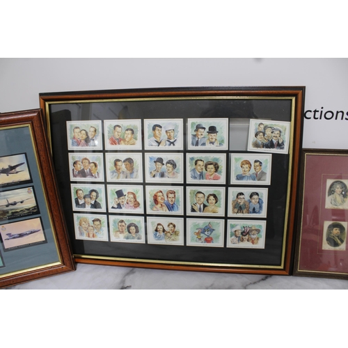 84 - Three Framed Collectable Card Sets 
Collection Only
All Proceeds Go To Charity